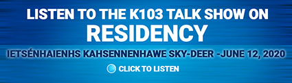 Listen to the K103 Talkshow on Residency