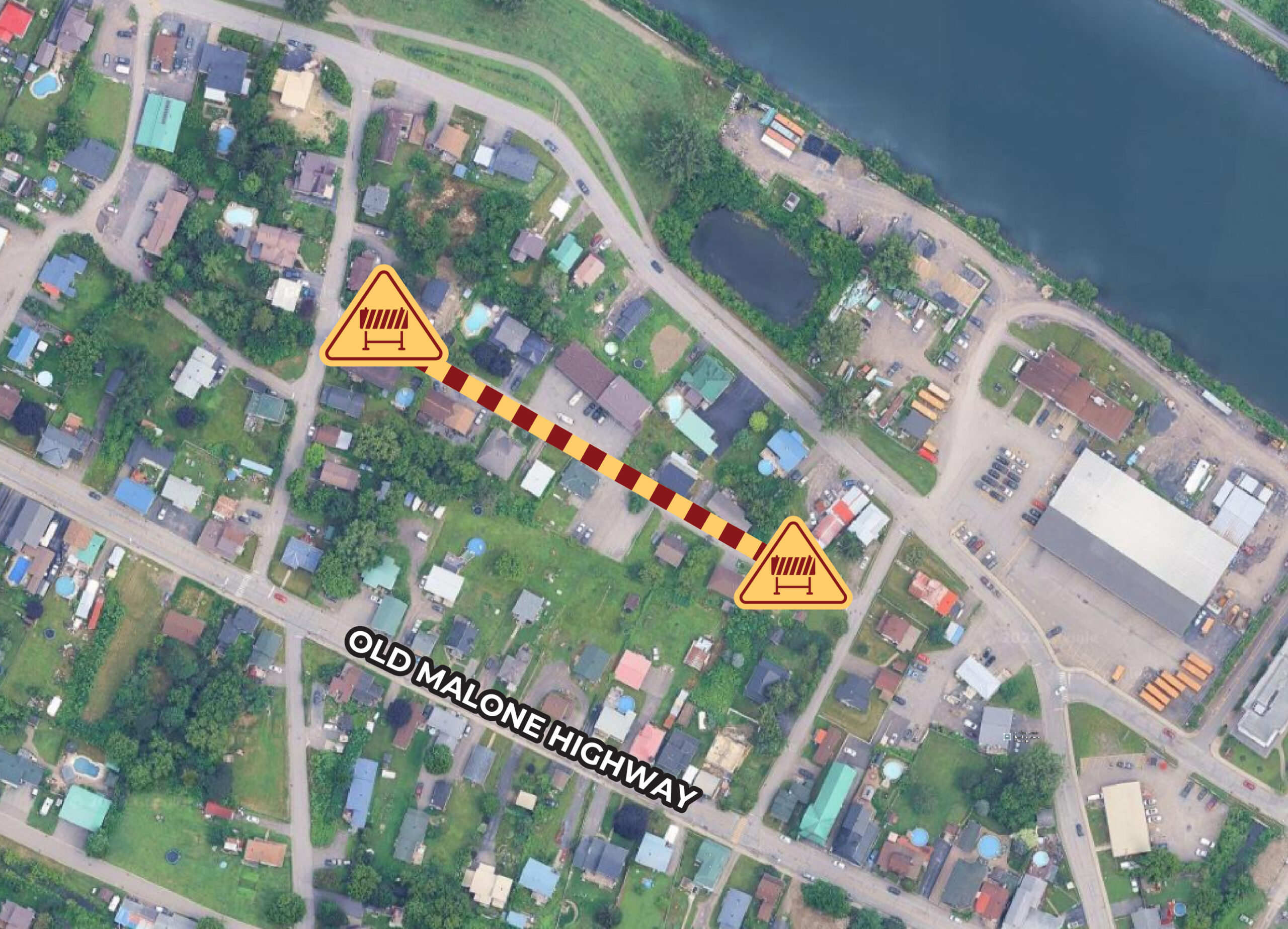 Lahache Road Closure