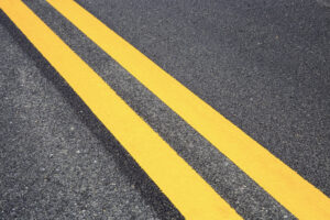 double solid yellow line