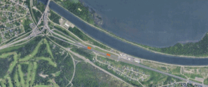 Route 132 overhead sign project