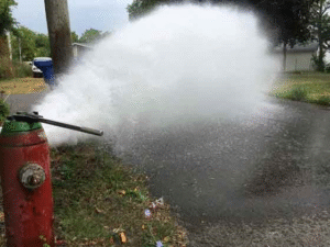 hydrant flushing