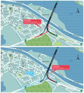 Overnight ramp closures tonight & Thursday