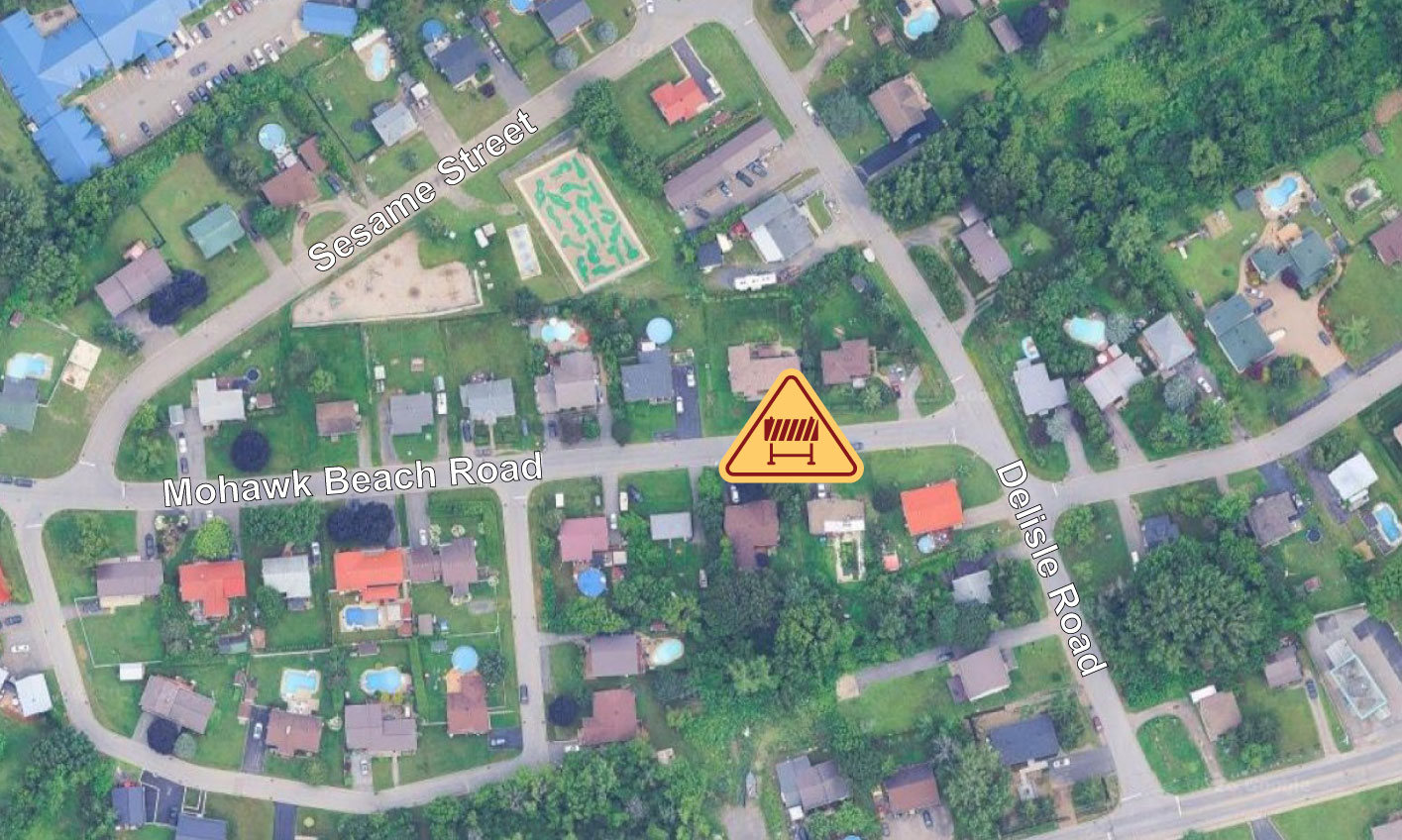 Copper line repair on Mohawk Beach Road